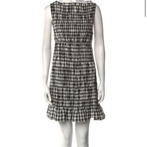 Black and White Checkered Dress